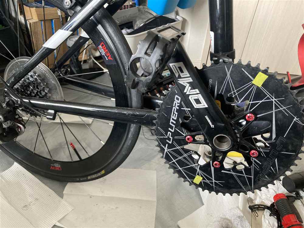 ミニベロのクランク・チェーンリング周り