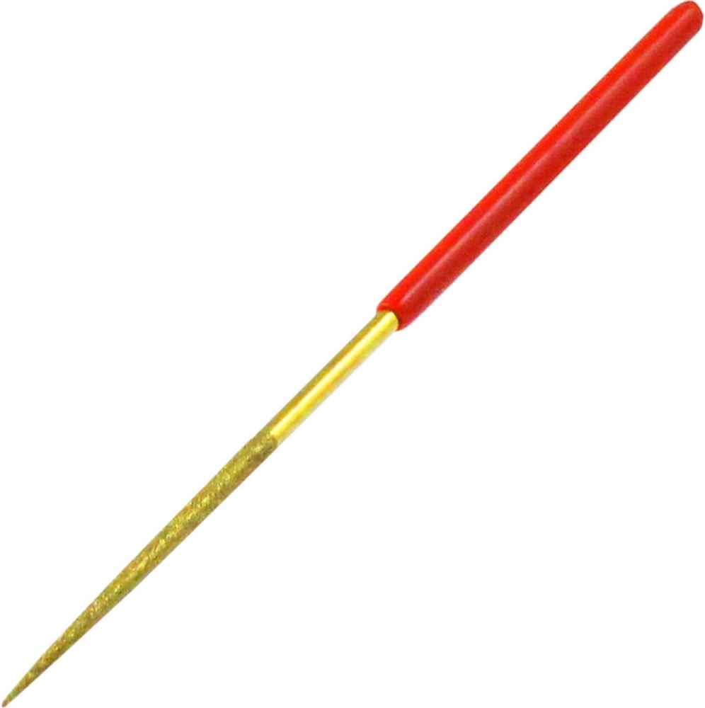 ダイヤモンドヤスリ 丸 チタンコーティング 140mm