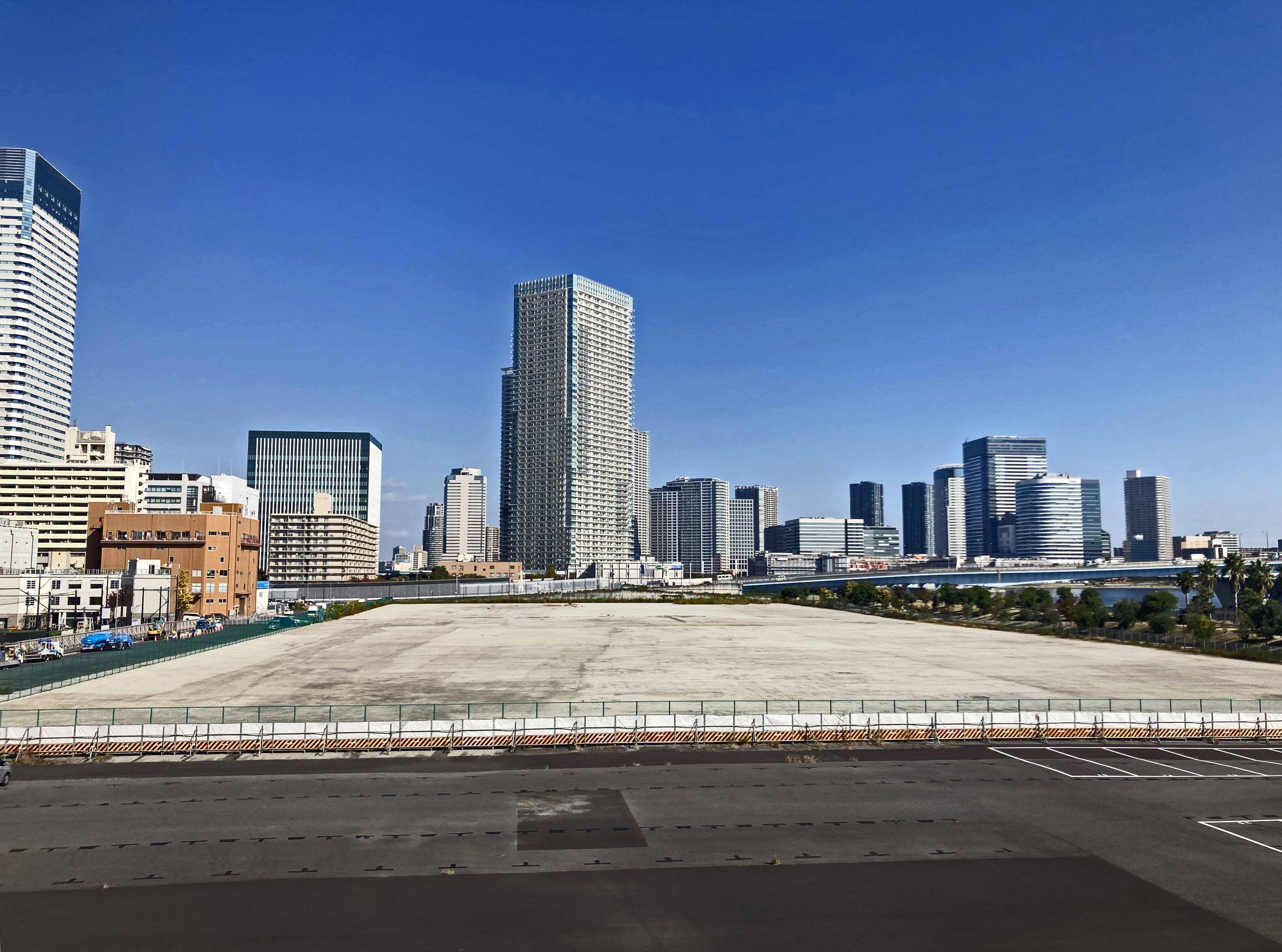 更地の状態【筆者撮影】