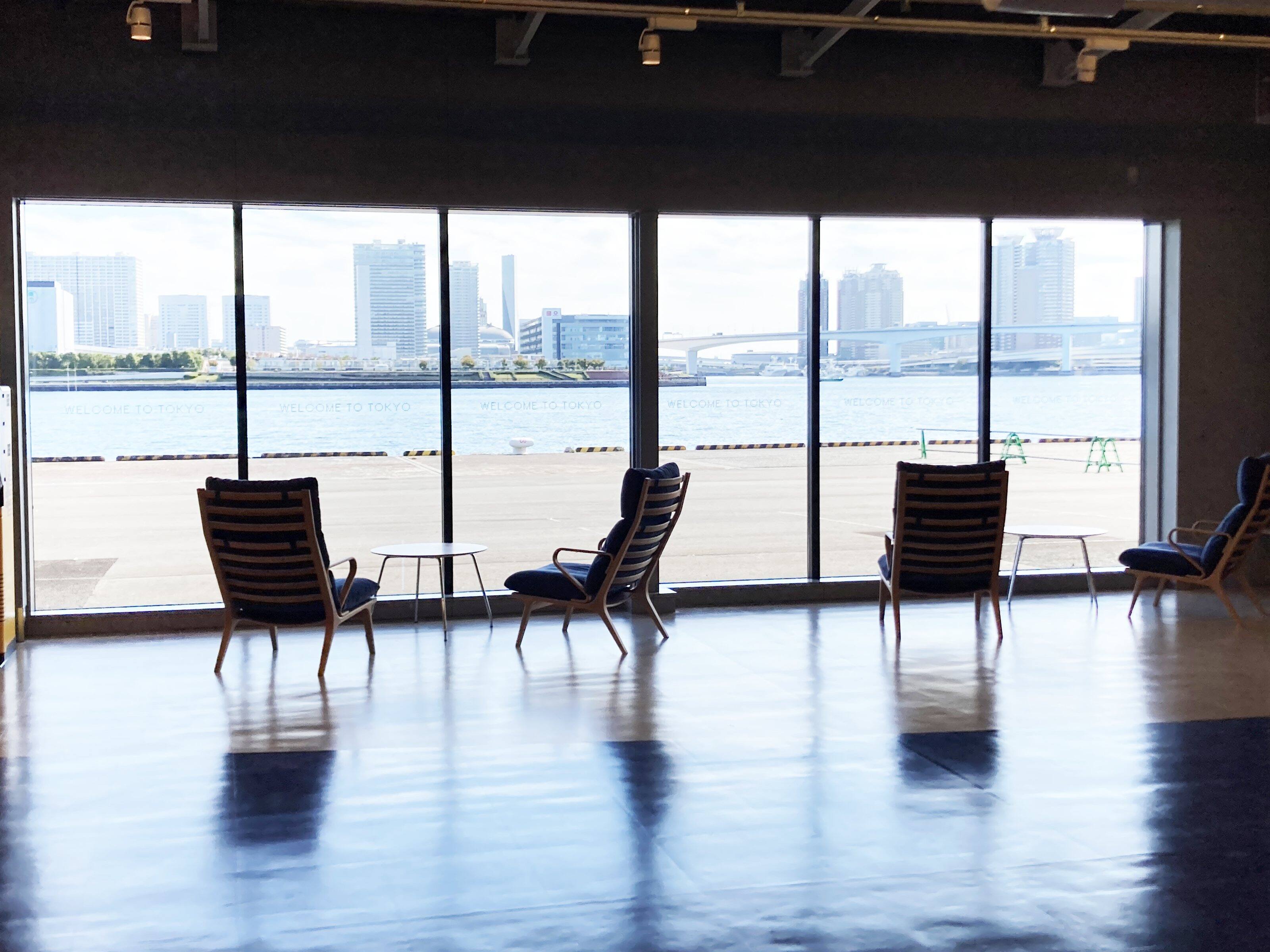 海が展望できるリラックスシート