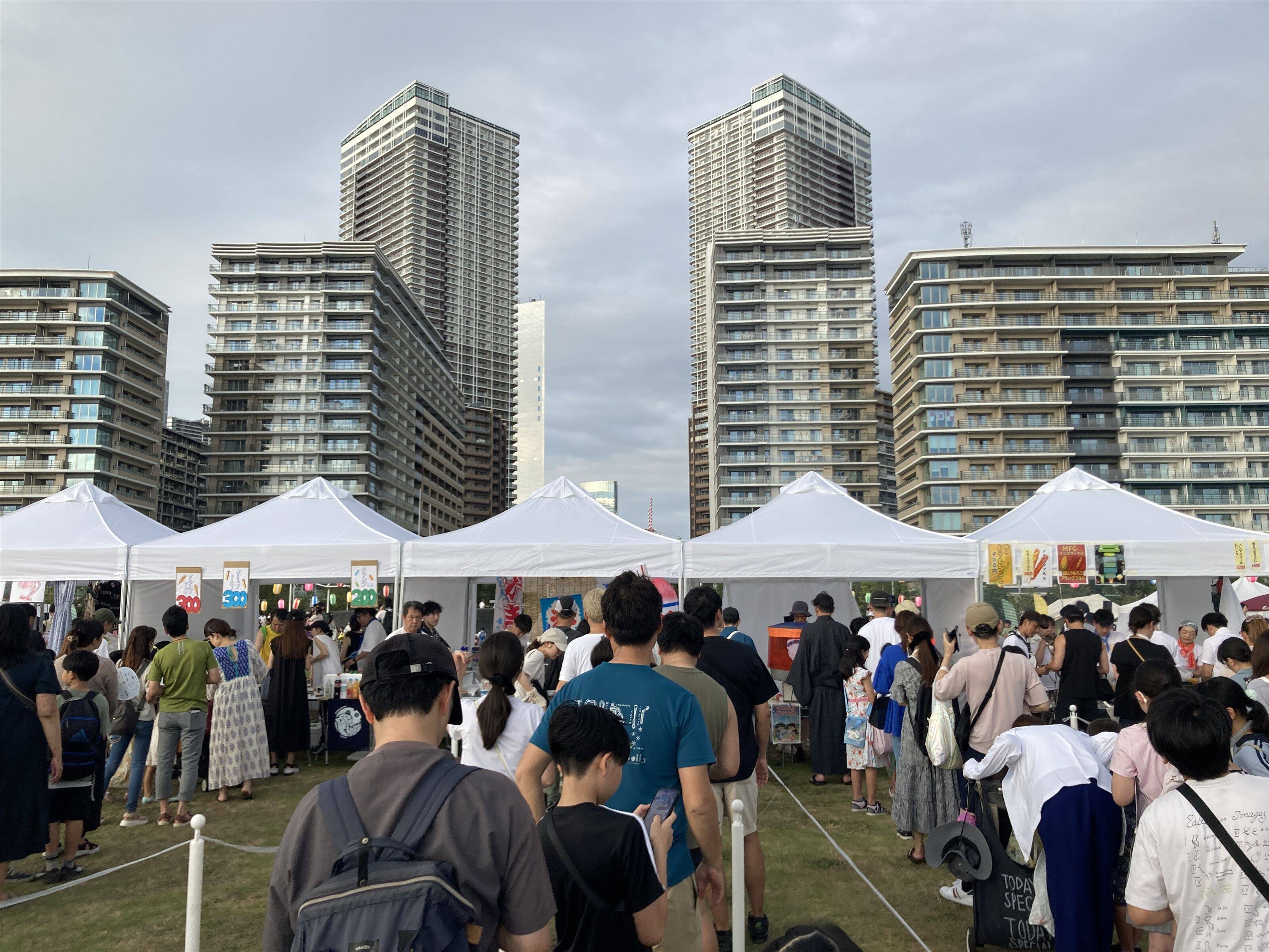 晴海ふ頭公園のイベント会場